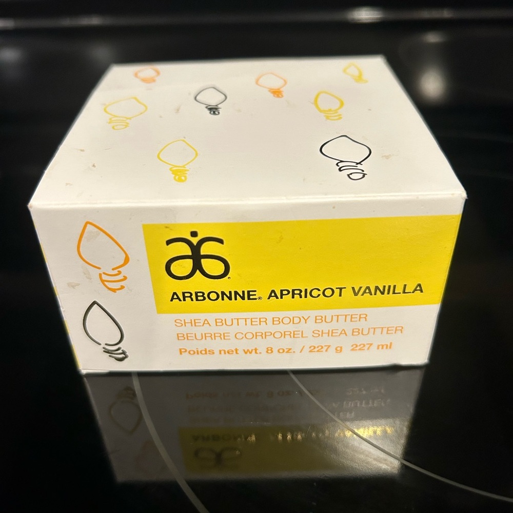Arbonne Apricot Vanilla Shea Butter Body Butter 8oz